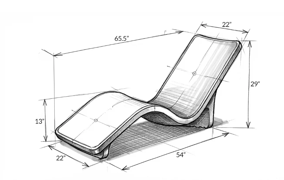 Line Chaise Lounge