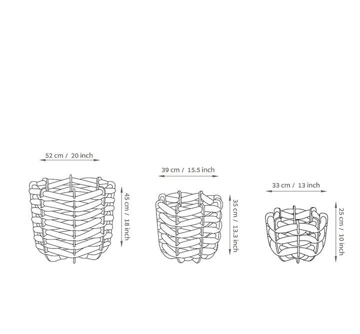 Hull Basket Graphite Large