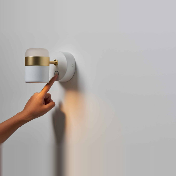 Ling Wall Sconce by Seed Design, styled in a room setting, view 4