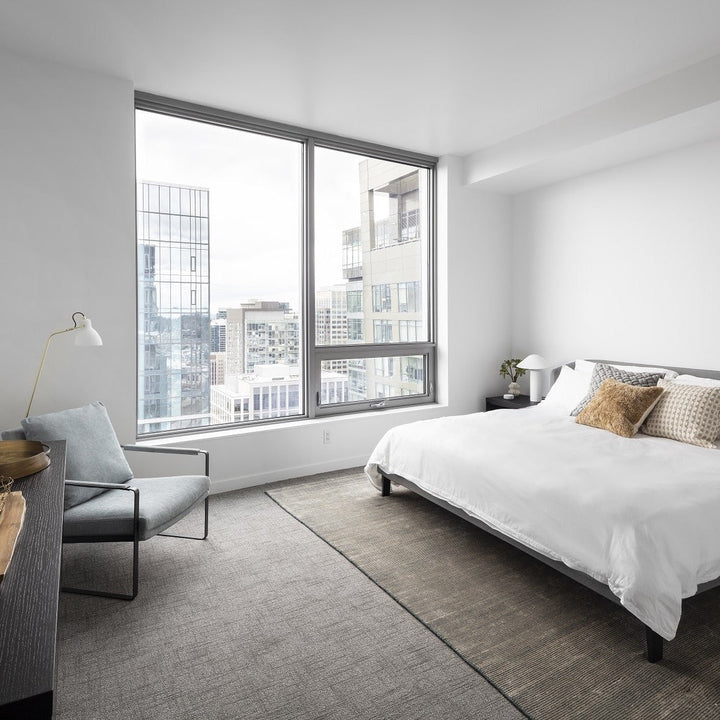 Damo Simple Table Lamp by Seed Design, styled in a room setting, view 8