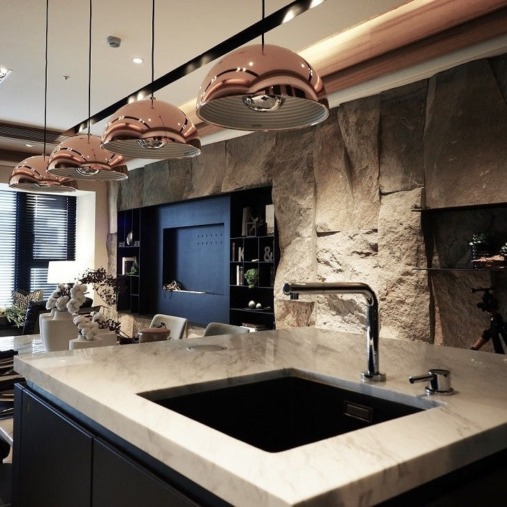 Dome Pendant by Seed Design, styled in a room setting, view 4