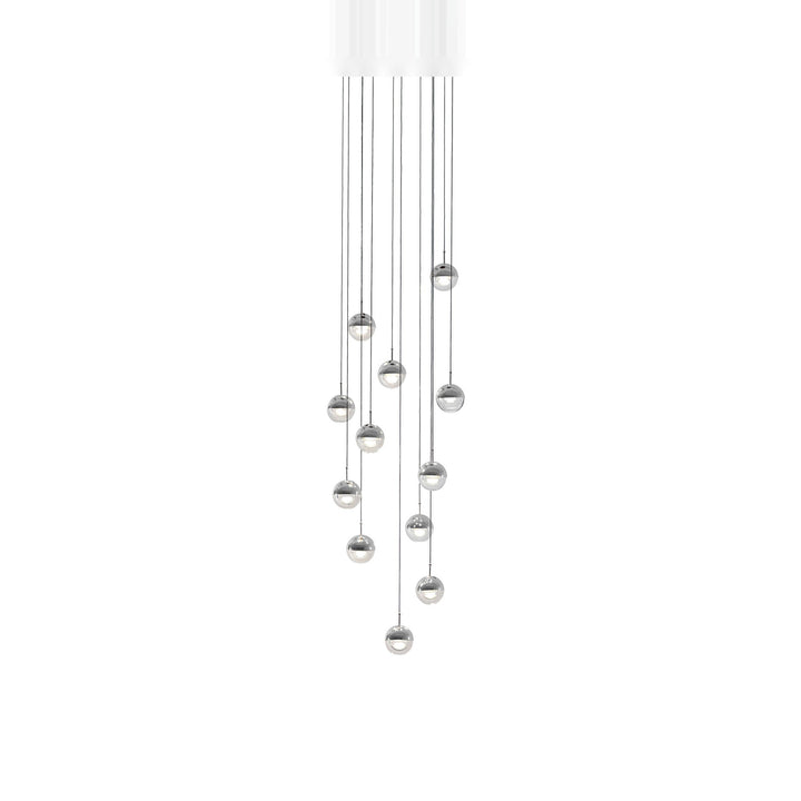Dora Pendant P12 by Seed Design in Chrome / Without Ring, studio shot