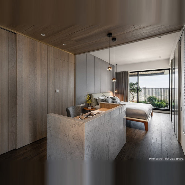 Dora Pendant P3 by Seed Design, styled in a room setting, view 5