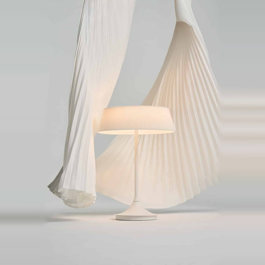 Halo Table Lamp by Seed Design, styled in a room setting, view 4
