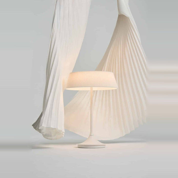 Halo Table Lamp by Seed Design, styled in a room setting, view 4