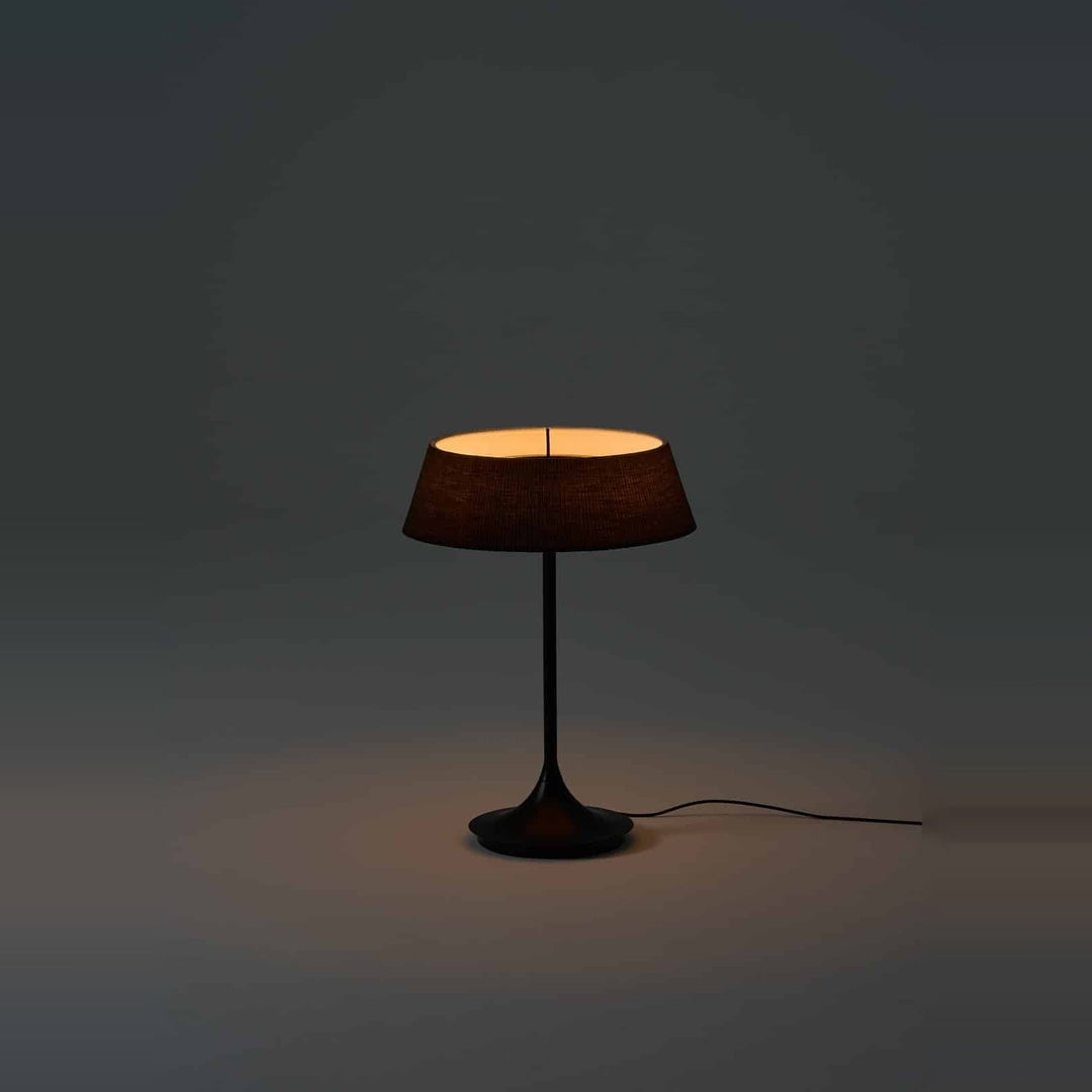 Halo Table Lamp by Seed Design, styled in a room setting, view 6