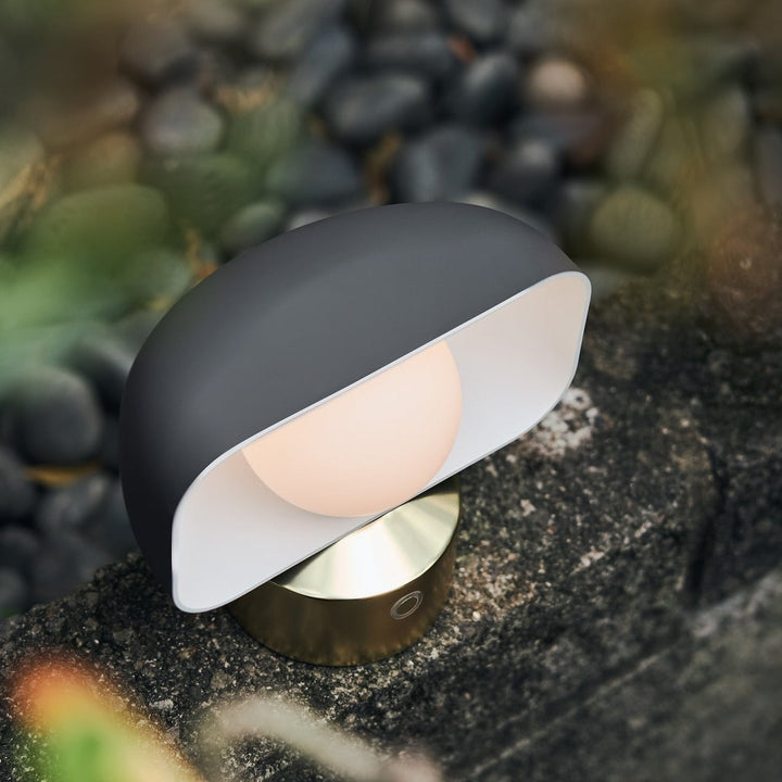 Hoodie Table Lamp by Seed Design, styled in a room setting, view 4