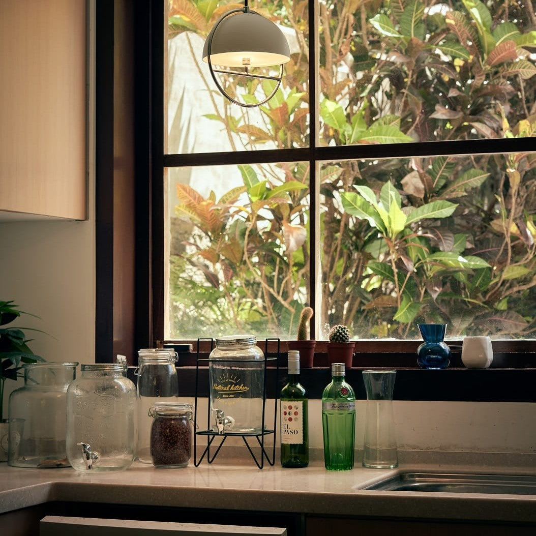 Huan Pendant by Seed Design, styled in a room setting, view 2