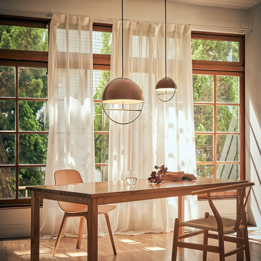 Huan Pendant by Seed Design, styled in a room setting