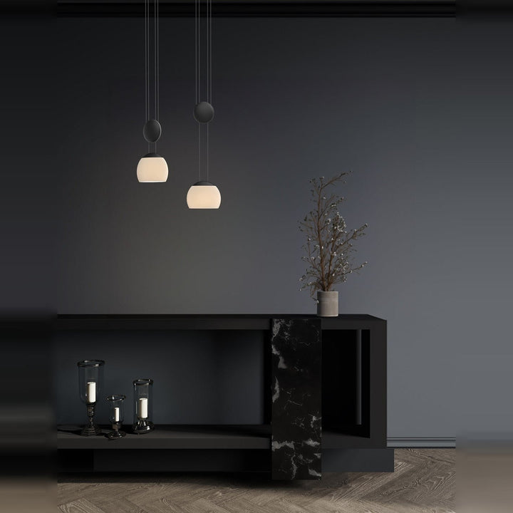 Jojo LED Pendant by Seed Design, styled in a room setting, view 9