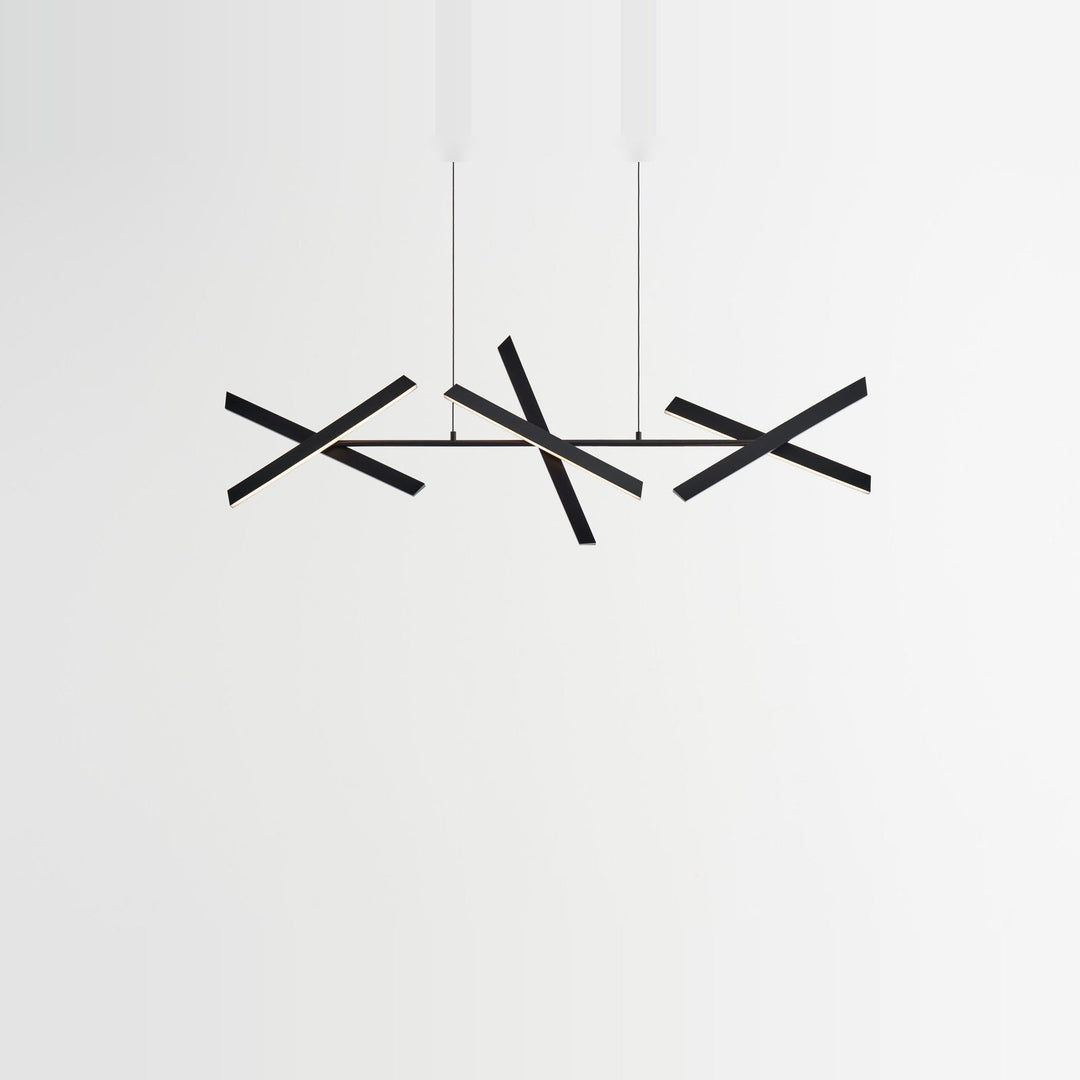 Konnect Pendant PL6 by Seed Design in Black, studio shot