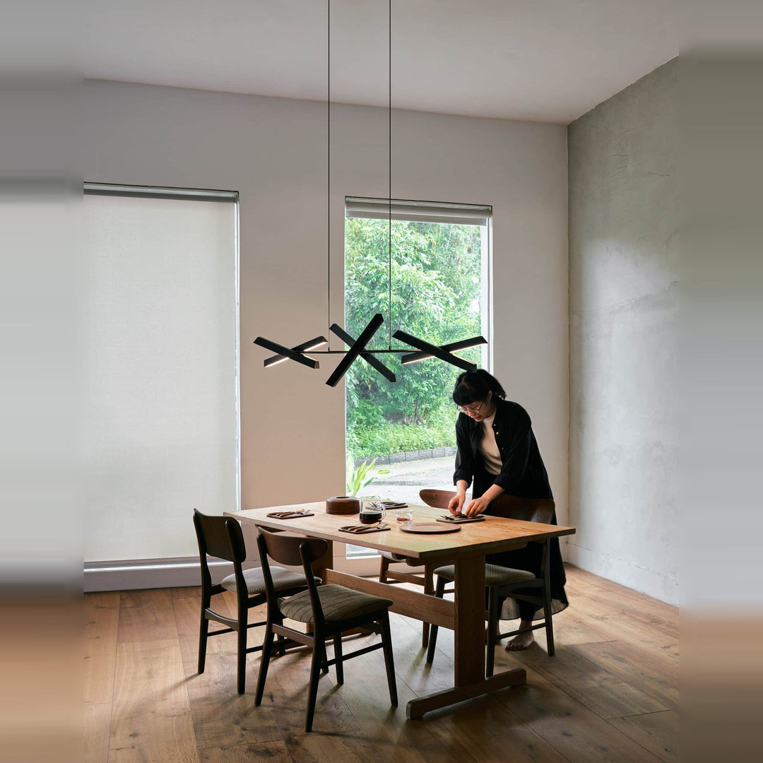 Konnect Pendant PL6 by Seed Design, styled in a room setting, view 3