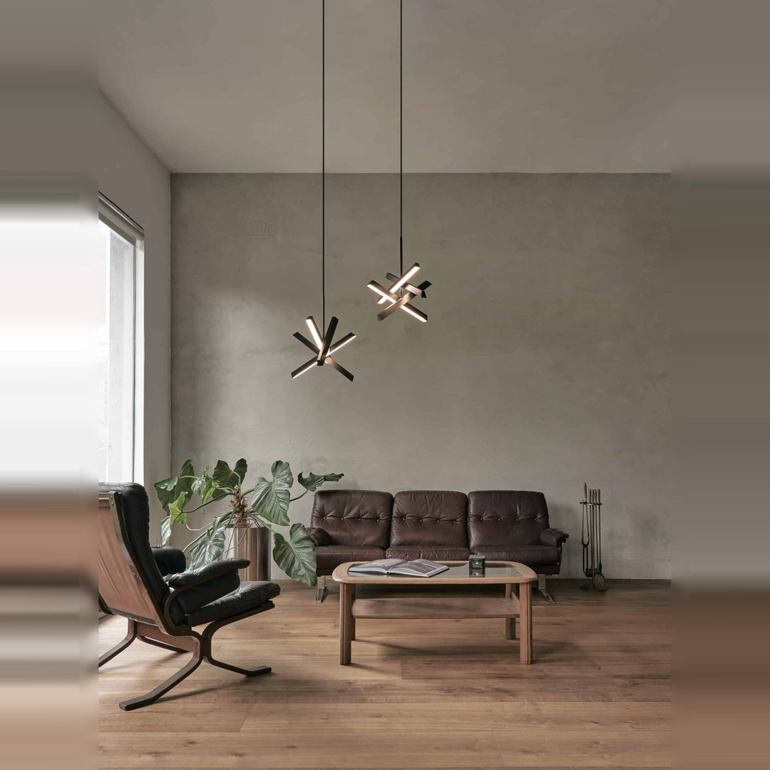 Konnect Pendant PV4 by Seed Design, styled in a room setting, view 6