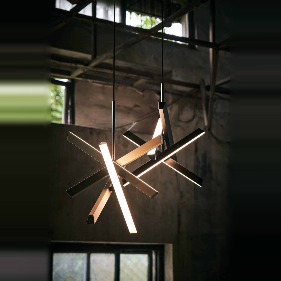 Konnect Pendant PV4 by Seed Design, styled in a room setting, view 5