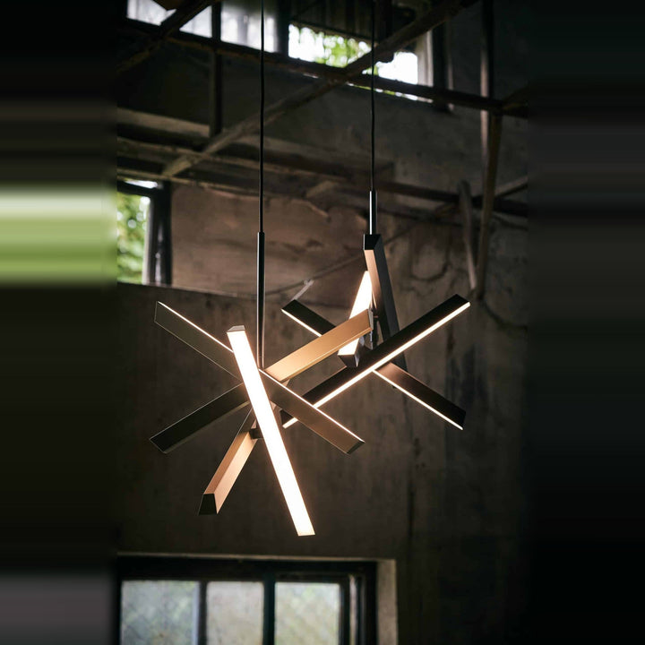 Konnect Pendant PV4 by Seed Design, styled in a room setting, view 5