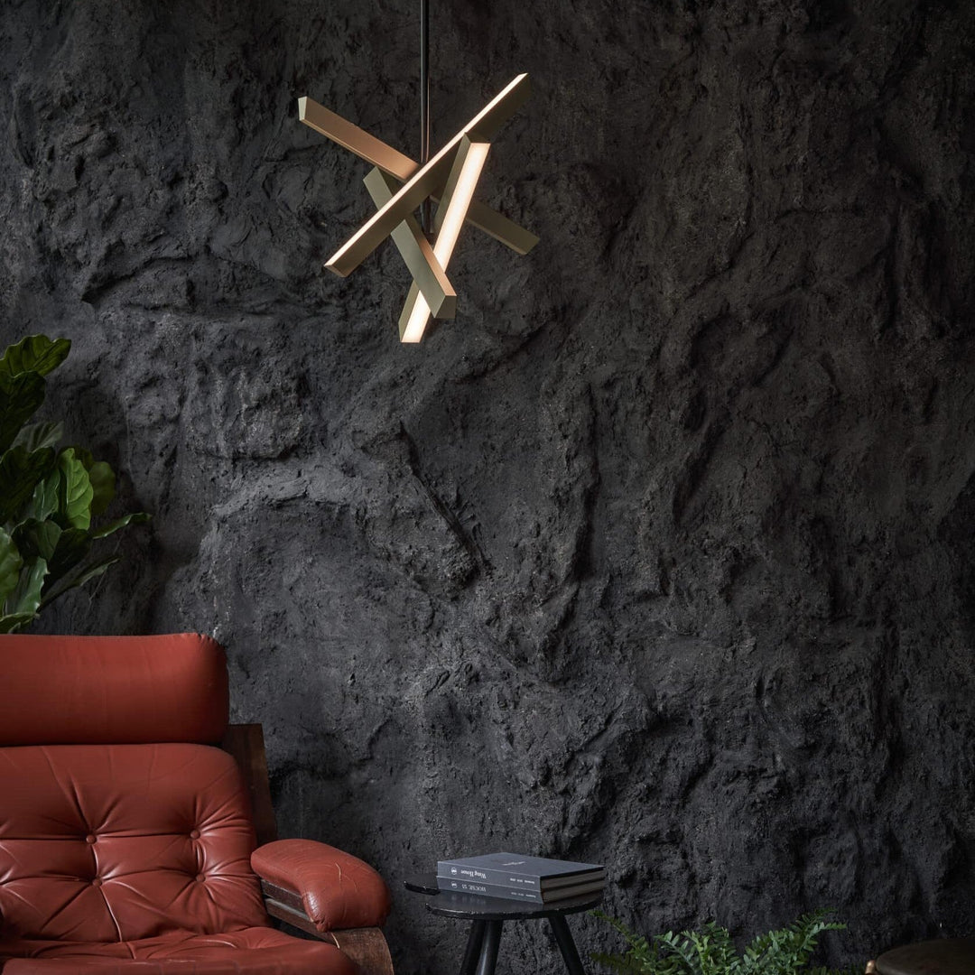 Konnect Pendant PV4 by Seed Design, styled in a room setting, view 2