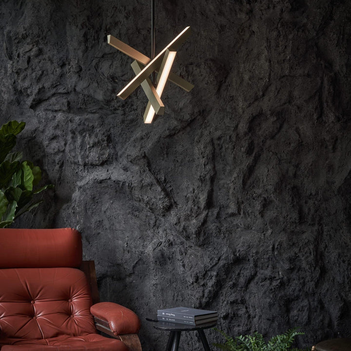 Konnect Pendant PV4 by Seed Design, styled in a room setting, view 2