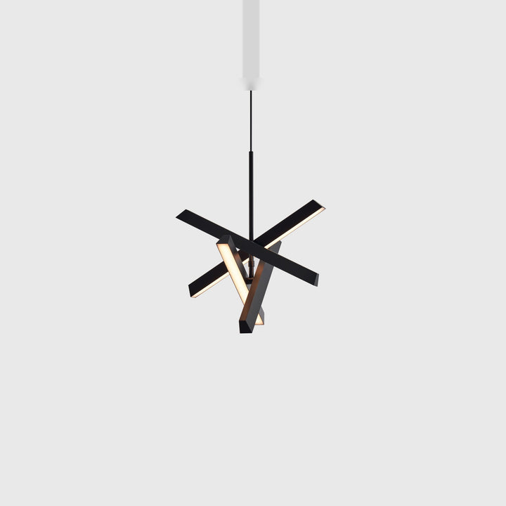 Konnect Pendant PV4 by Seed Design in Black, studio shot