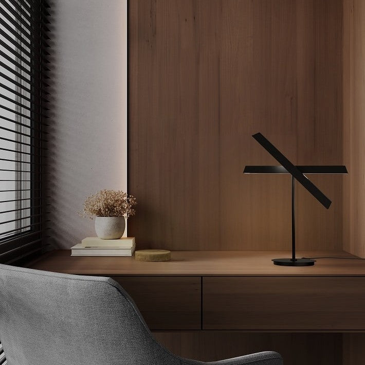 Konnect Table Lamp by Seed Design, styled in a room setting, view 3