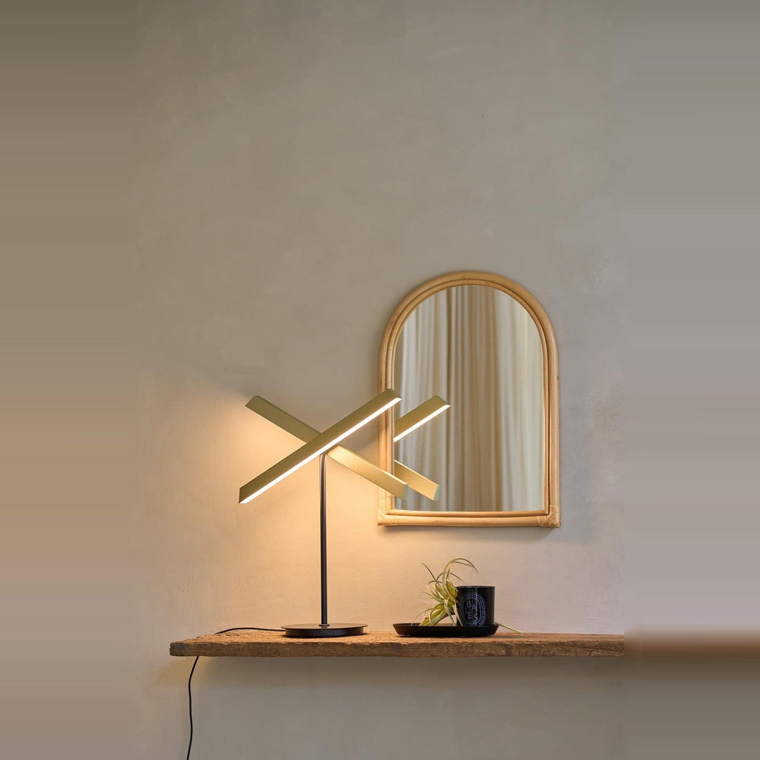 Konnect Table Lamp by Seed Design, styled in a room setting, view 2