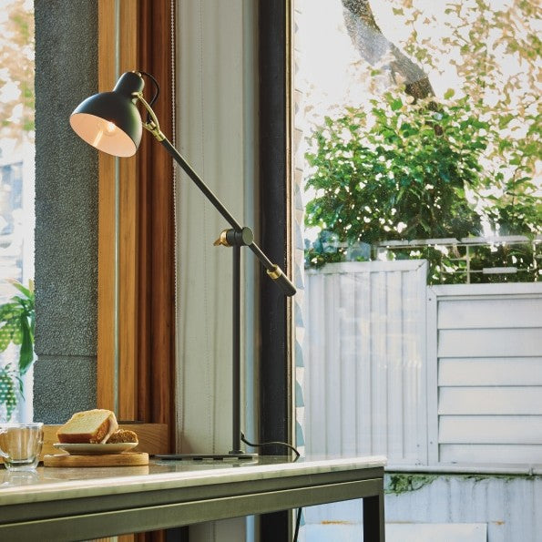 Laito Gentle Table Lamp by Seed Design, styled in a room setting