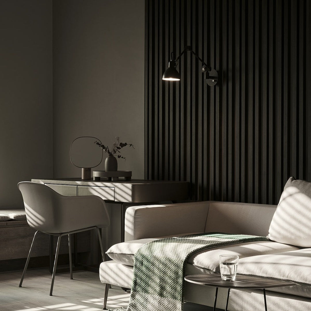 Laito Gentle Wall Sconce by Seed Design, styled in a room setting, view 2