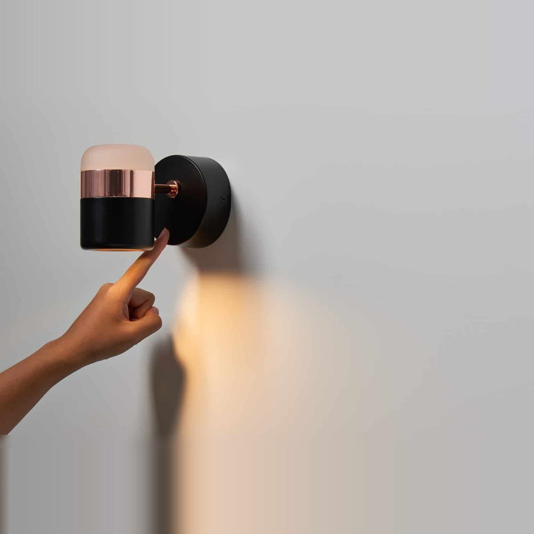Ling Wall Sconce by Seed Design, styled in a room setting, view 5