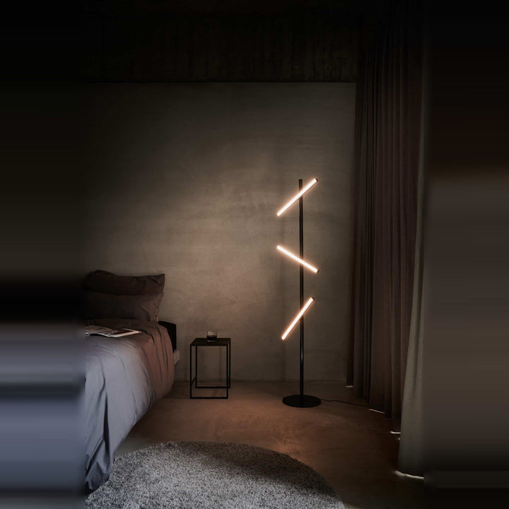 Lisa Floor Lamp by Seed Design, styled in a room setting, view 3