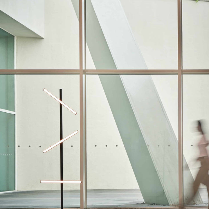 Lisa Floor Lamp by Seed Design, styled in a room setting, view 2