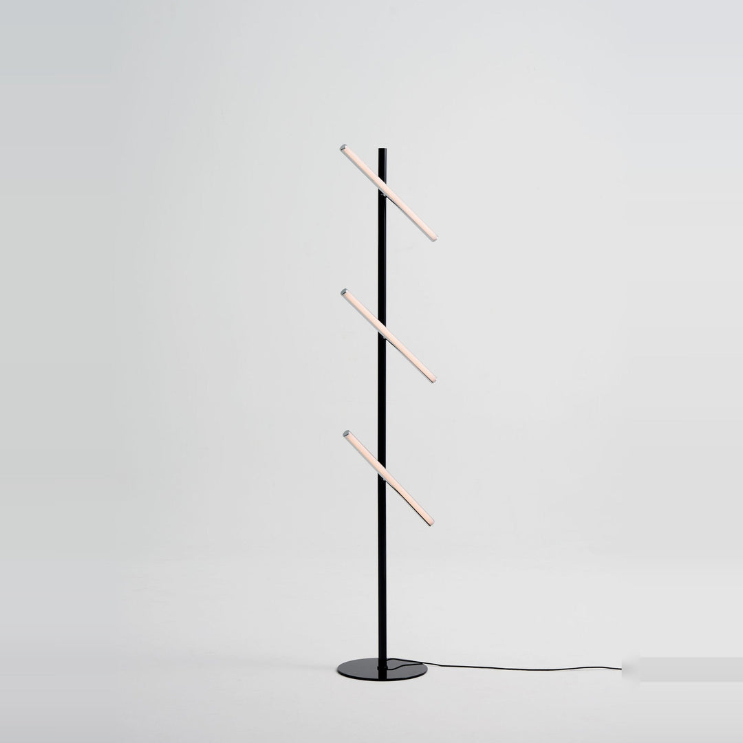 Lisa Floor Lamp by Seed Design in Black, studio shot
