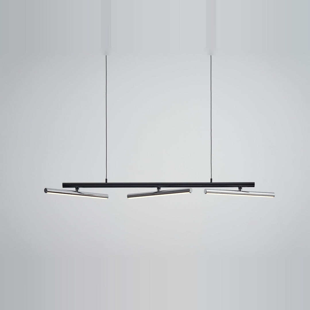 Lisa Pendant PL3 by Seed Design in Chrome, studio shot