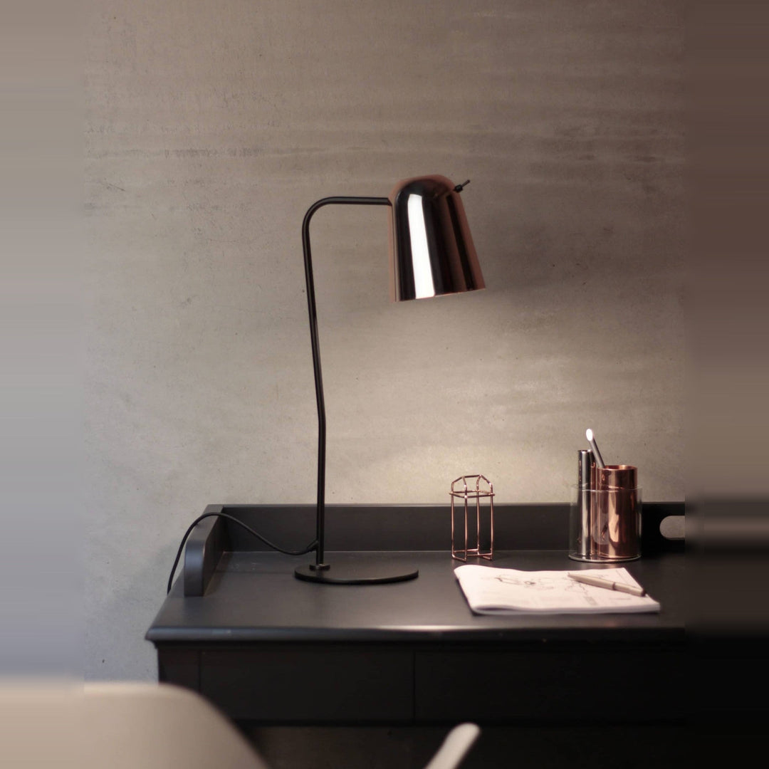 Dobi Table Lamp by Seed Design, styled in a room setting, view 4