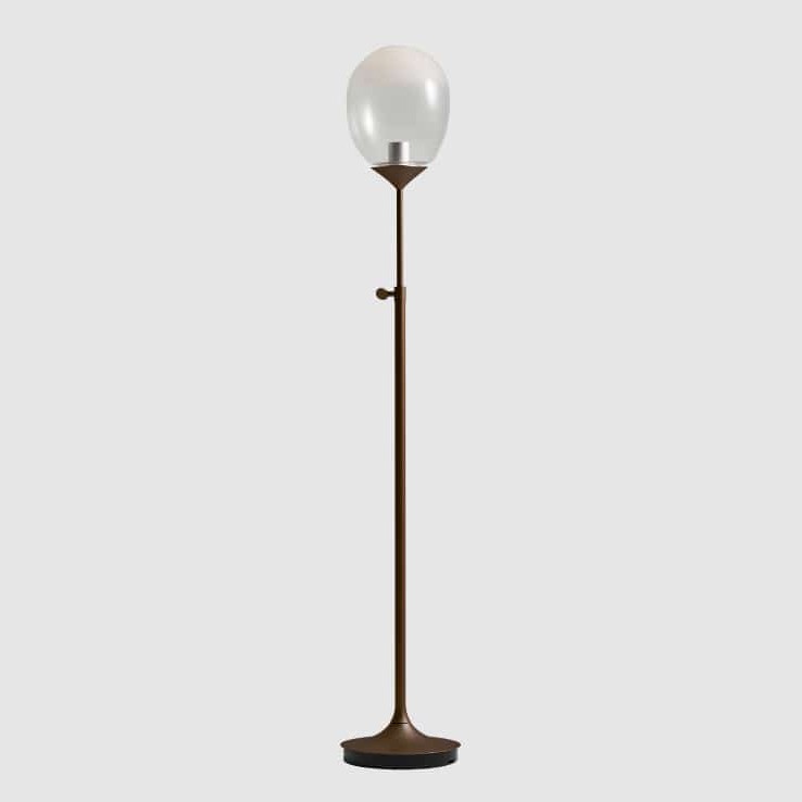 Mist LED Floor Lamp by Seed Design in Cocoa, studio shot