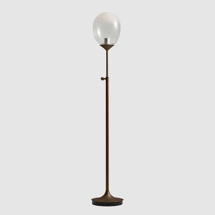 Mist LED Floor Lamp by Seed Design in Cocoa, studio shot