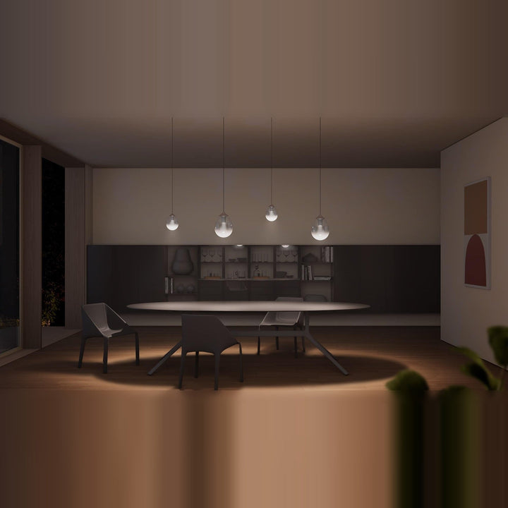 Mist LED Pendant by Seed Design, styled in a room setting, view 5
