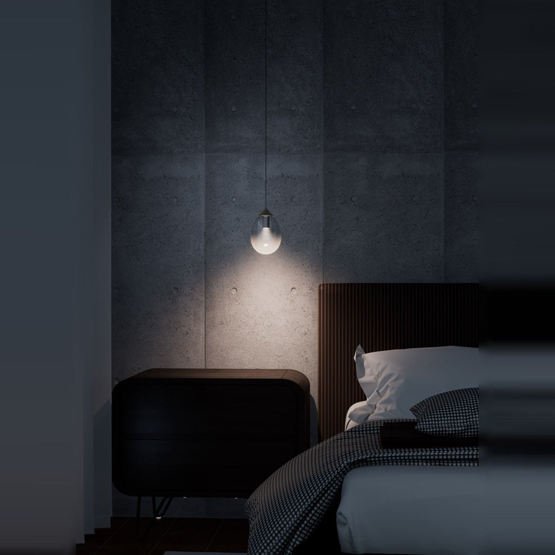 Mist LED Pendant by Seed Design, styled in a room setting, view 3