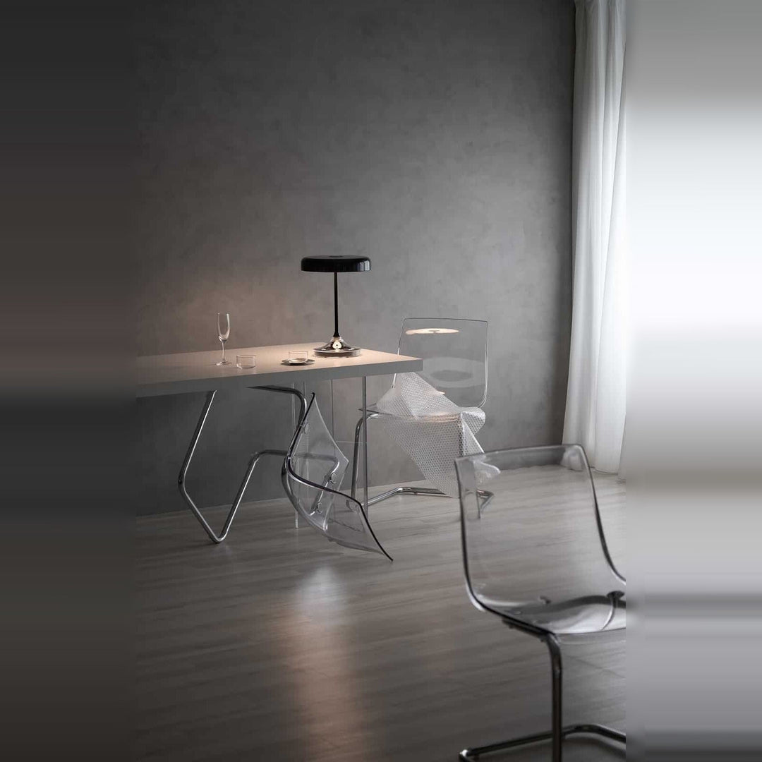 Mr. DJ Table Lamp by Seed Design, styled in a room setting, view 3