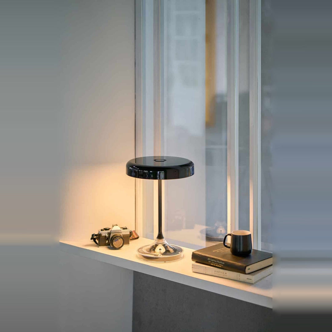 Mr. DJ Table Lamp by Seed Design, styled in a room setting