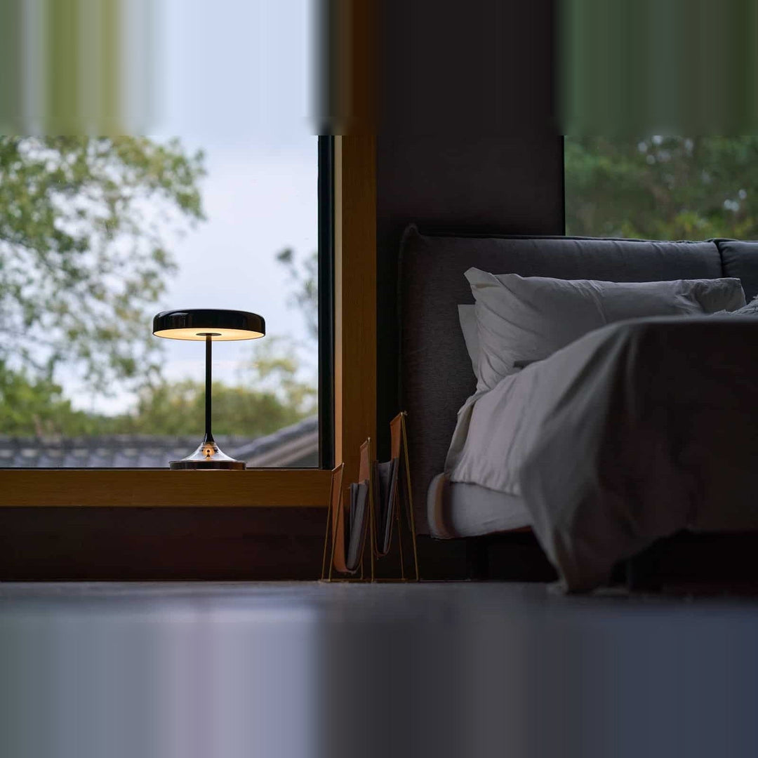Mr. DJ Table Lamp by Seed Design, styled in a room setting, view 9