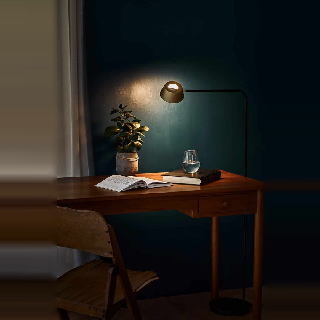 Olo Floor Lamp by Seed Design, styled in a room setting, view 2