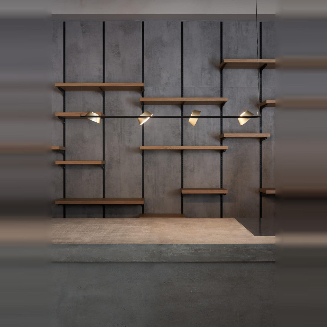 Olo Pendant PL4 by Seed Design, styled in a room setting, view 6