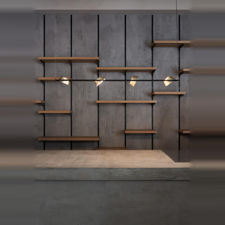Olo Pendant PL4 by Seed Design, styled in a room setting, view 6