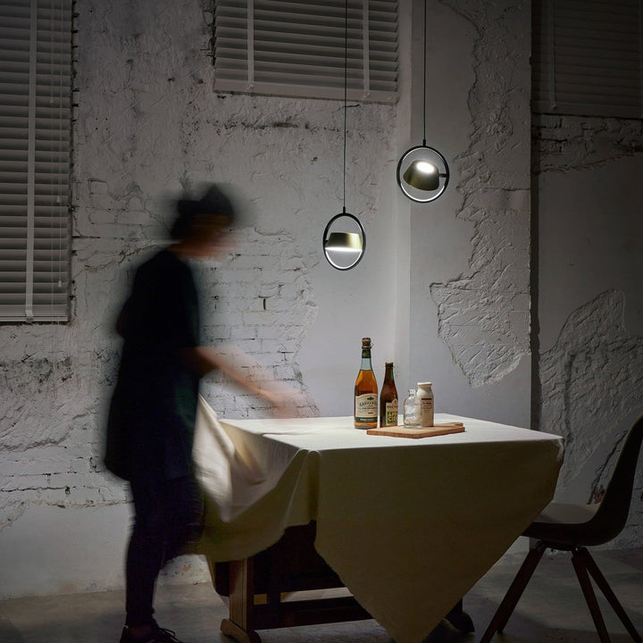 Olo Ring Pendant by Seed Design, styled in a room setting, view 2