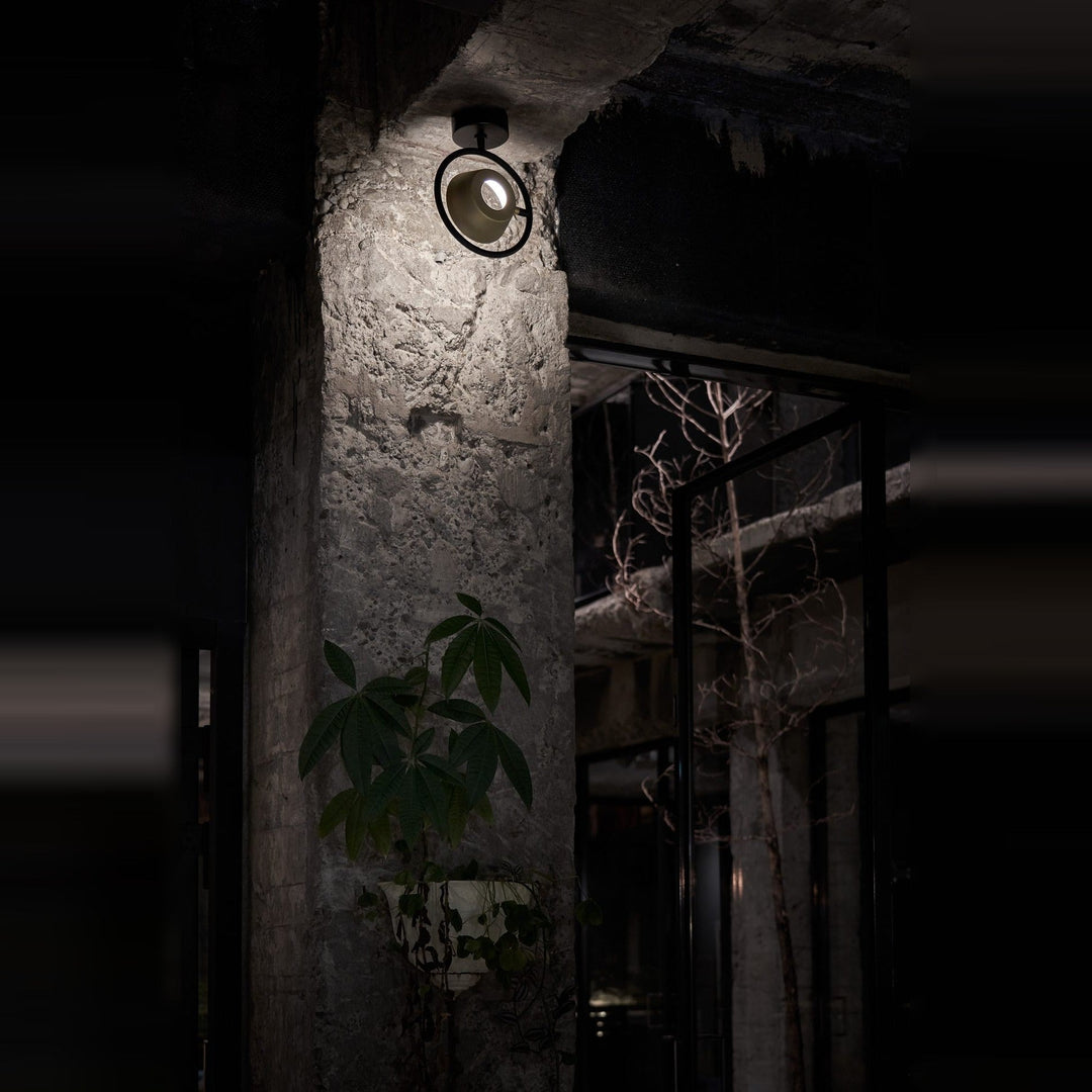 Olo Ring Wall Lamp by Seed Design, styled in a room setting, view 3