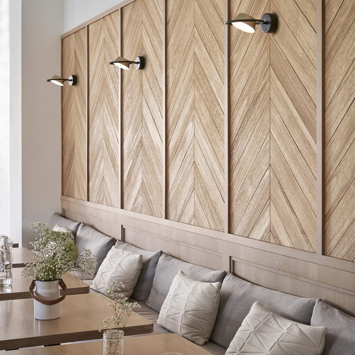 Olo Ring Wall Lamp by Seed Design, styled in a room setting, view 4