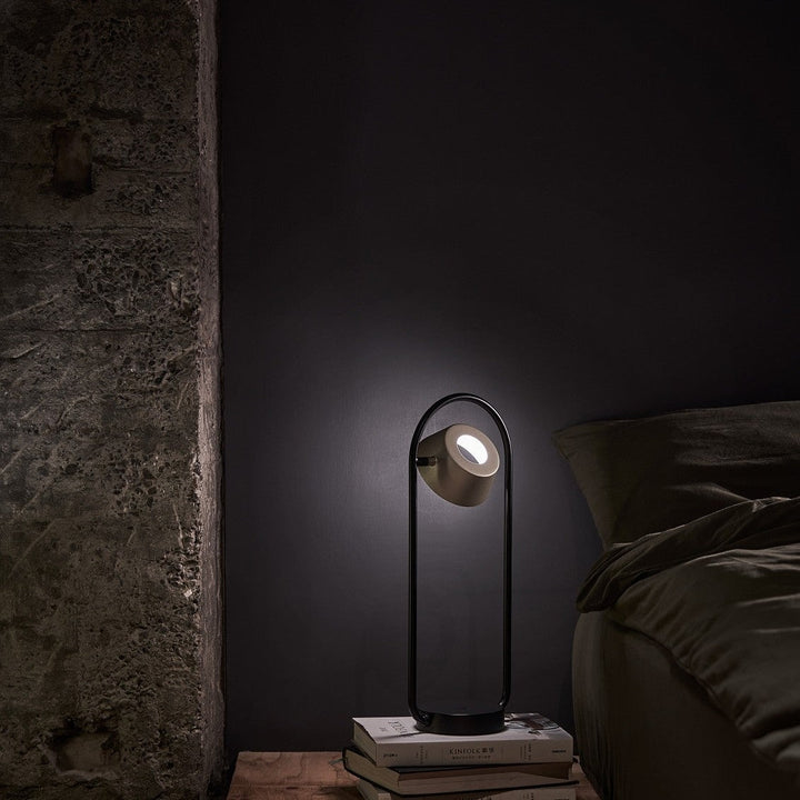 Olo Ring Table Lamp by Seed Design, styled in a room setting, view 6