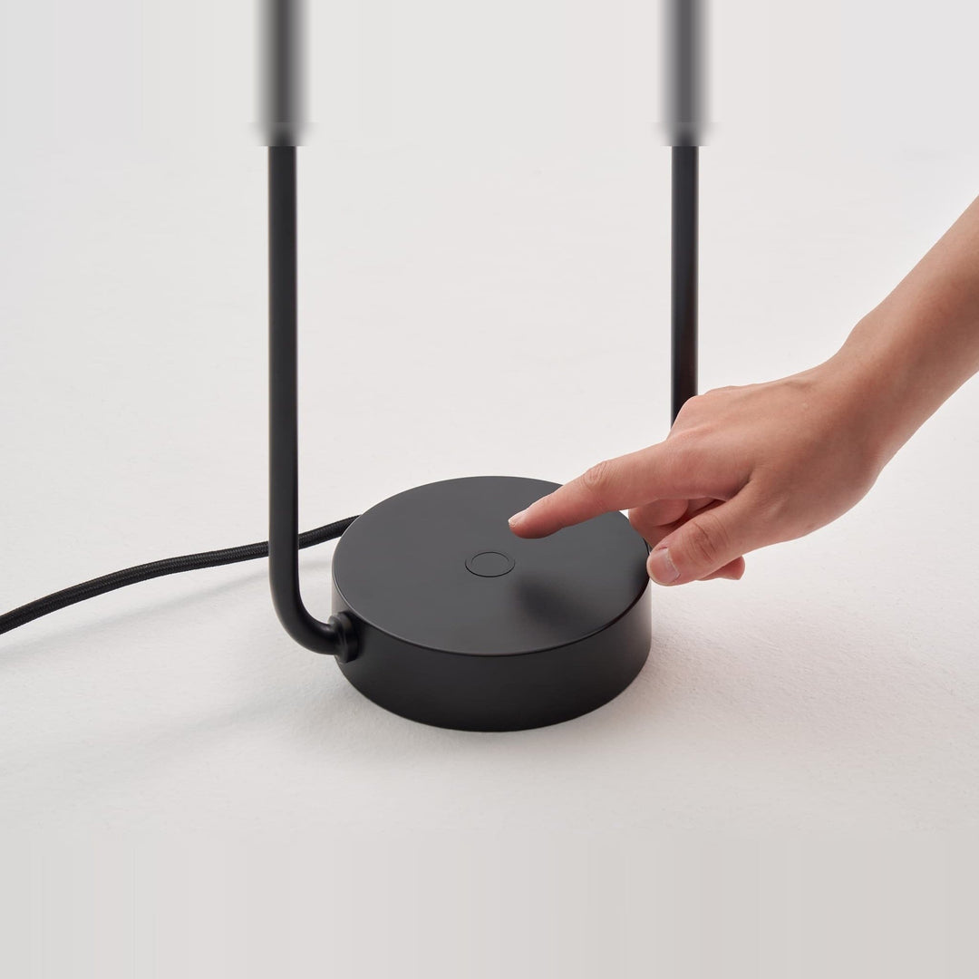 Olo Ring Table Lamp by Seed Design, styled in a room setting, view 4