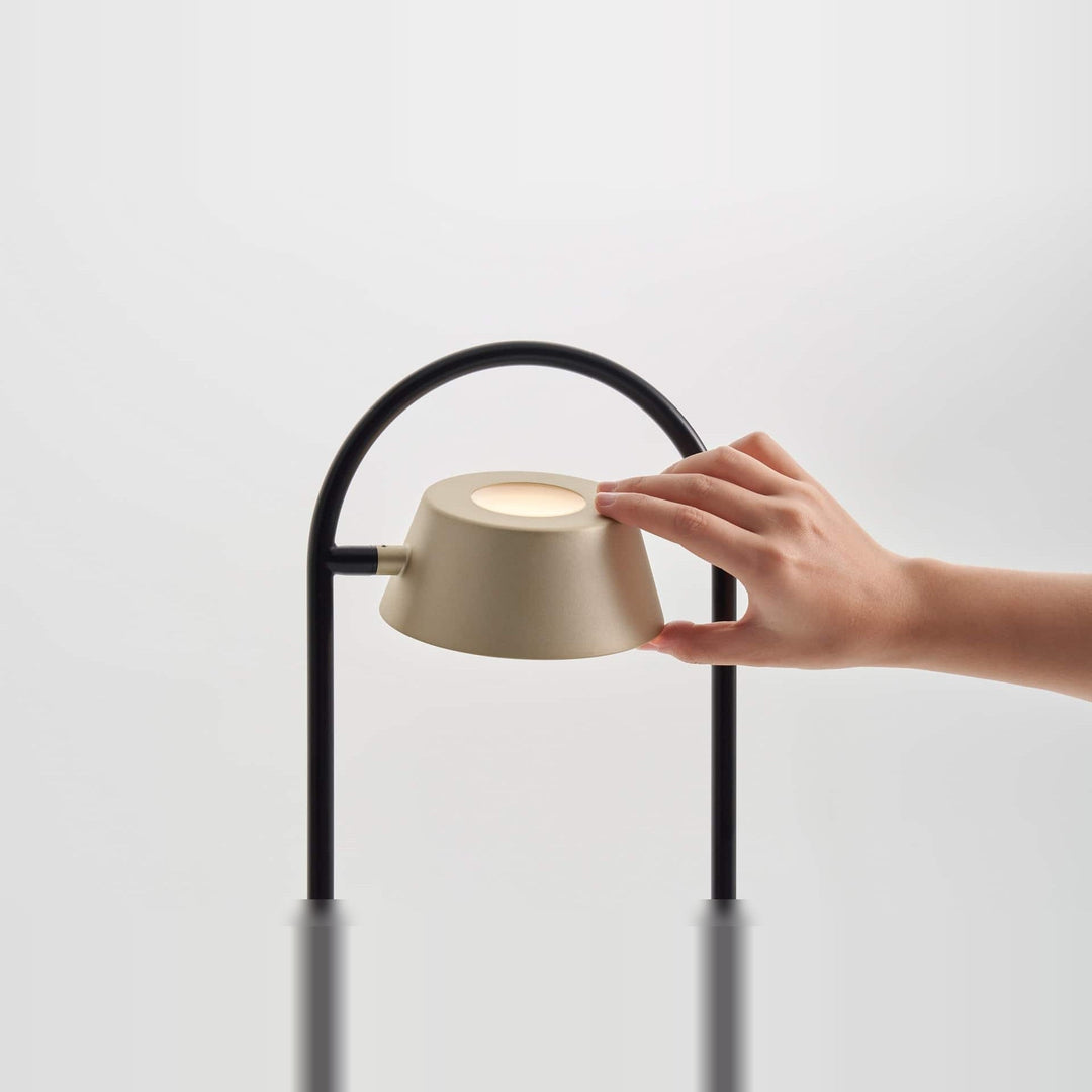 Olo Ring Table Lamp by Seed Design, styled in a room setting, view 3