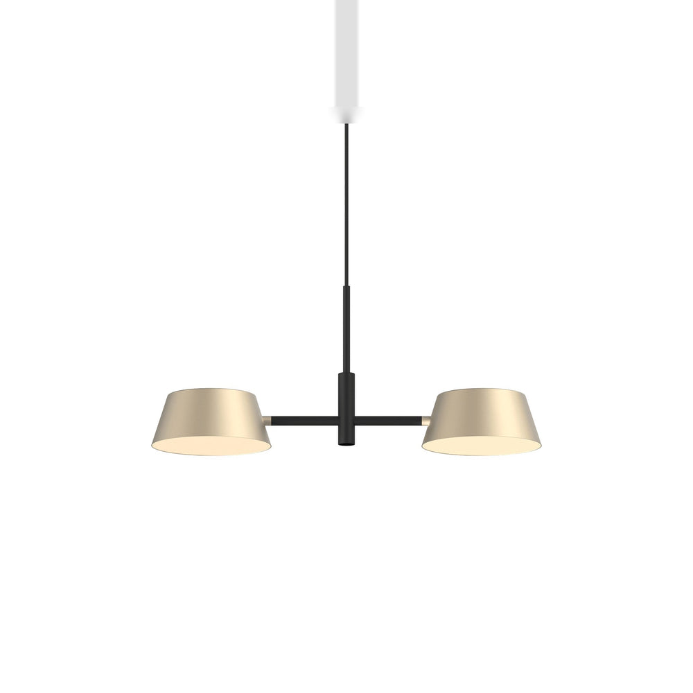 Olo XL Pendant P2 by Seed Design in Champagne Gold, studio shot