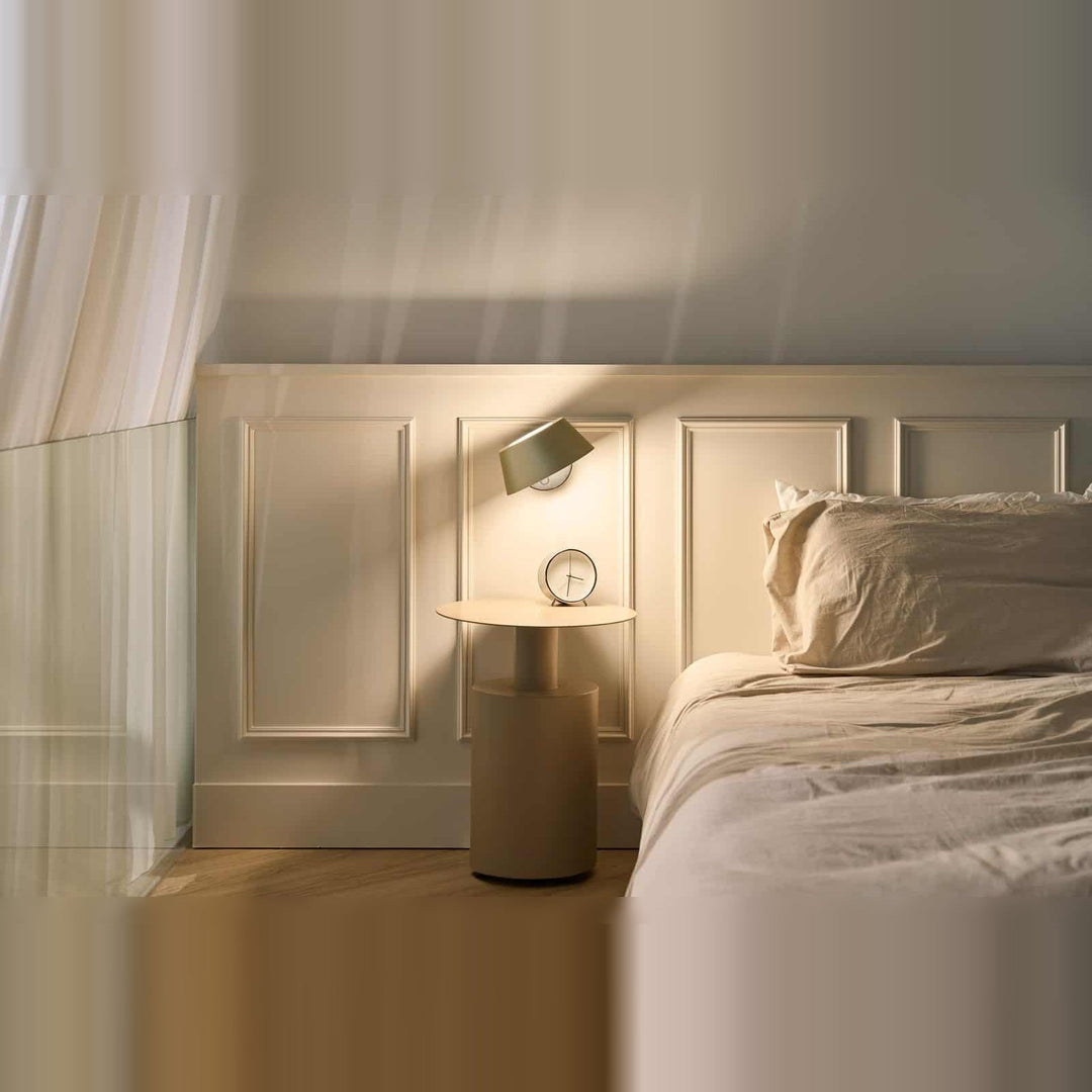 Olo XL Wall Sconce by Seed Design, styled in a room setting, view 3